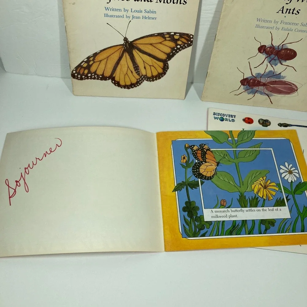 Lot Of 6 Insect‎ Paperback Single Copies Children Homeschool Tutoring Classroom